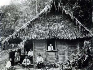 Gold Seekers in French Guyana by French Photographer